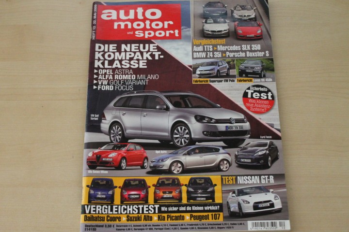 Deckblatt Auto Motor und Sport (12/2009)